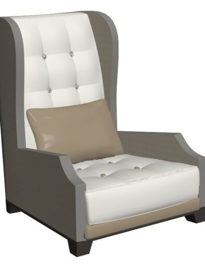 Fauteuil Lyon 6 matelassé