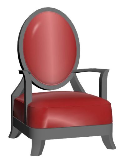 Fauteuil Medaillon