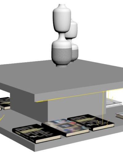 Table Basse carre led ste max